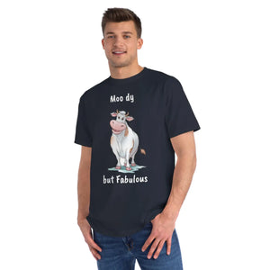 Organic Bliss Cow Tee - Moody but Fabulous Cotton - Dipaliz - T-shirts