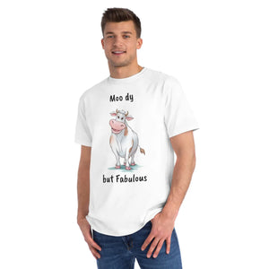 Organic Bliss Cow Tee - Moody but Fabulous Cotton - Dipaliz - T-shirts