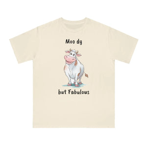Organic Bliss Cow Tee - Moody but Fabulous Cotton - Dipaliz - T-shirts