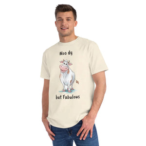 Organic Bliss Cow Tee - Moody but Fabulous Cotton - Dipaliz - T-shirts