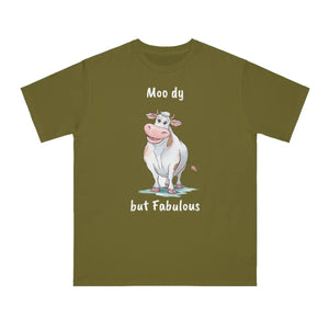 Organic Bliss Cow Tee - Moody but Fabulous Cotton - Dipaliz - T-shirts