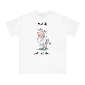 Organic Bliss Cow Tee - Moody but Fabulous Cotton - Dipaliz - T-shirts