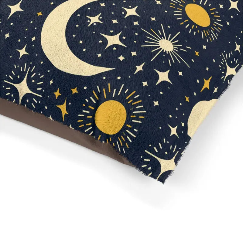 Cotton Moon and Stars Pet Bed - Cozy Haven for your Furry Friend - Pets