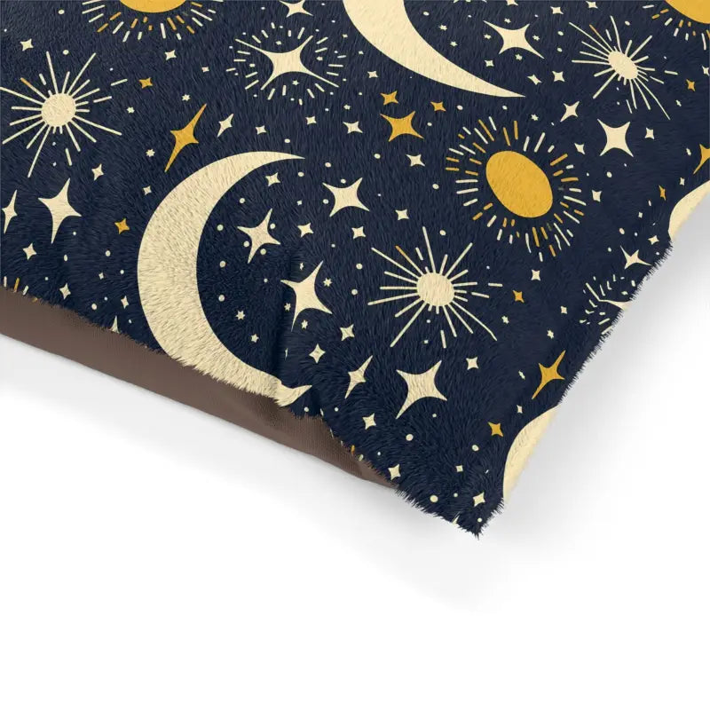 Cotton Moon and Stars Pet Bed - Cozy Haven for your Furry Friend - Pets