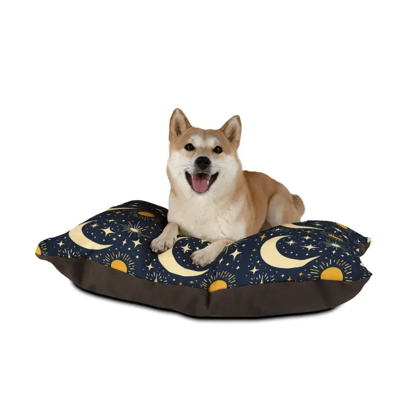 Cotton Moon and Stars Pet Bed - Cozy Haven for your Furry Friend - 40’’ × 30’’ Pets