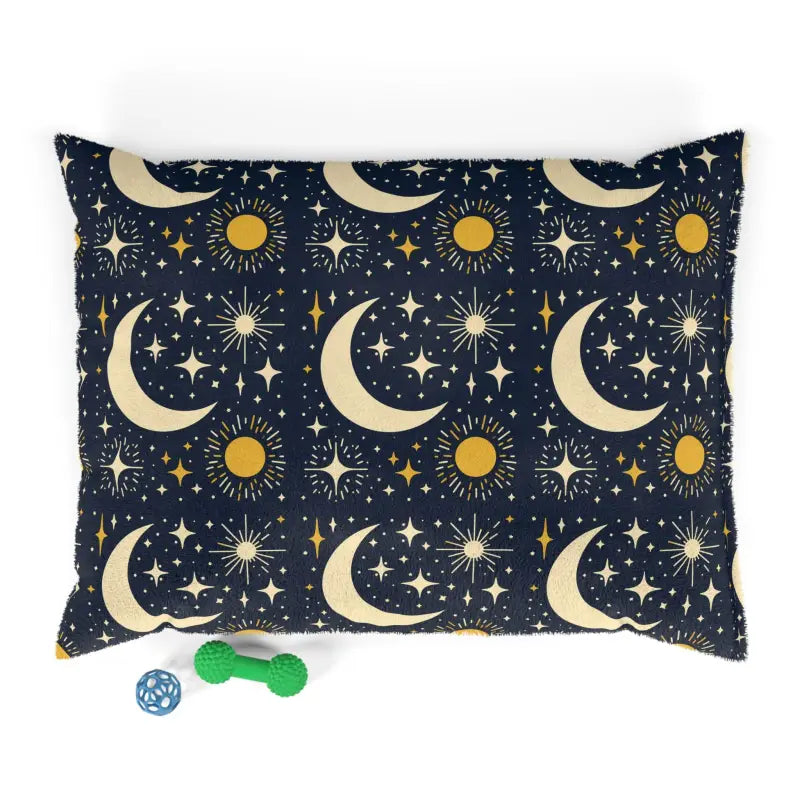 Cotton Moon and Stars Pet Bed - Cozy Haven for your Furry Friend - Pets