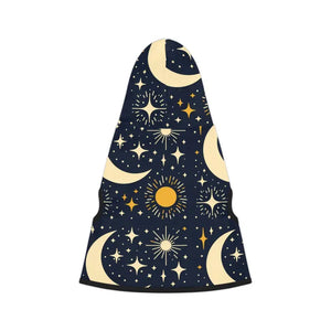 Stars Dog Hoodie - Dreamy Moon Print Pet Comfort Wear - Dipaliz - Hoodies