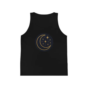 Moon Phase Shirt Kids Jersey Tank Space Theme Clothing by Dipaliz - Black / s - Baby & Toddler Tops