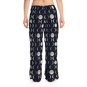 Celestial Women’s Pajama Pants - All-over Moon Phase - Dipaliz - Pajamas