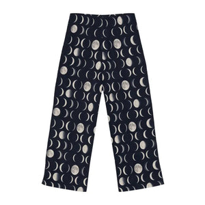 All-over Moon Phase Women’s Pajama Pants - Celestial Comfort - Dipaliz - Pajamas