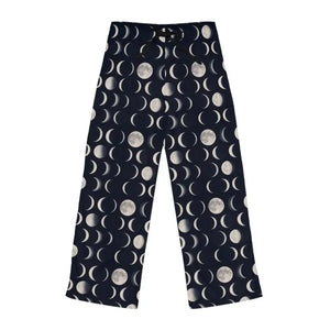 All-over Moon Phase Women’s Pajama Pants - Celestial Comfort - Dipaliz - Pajamas