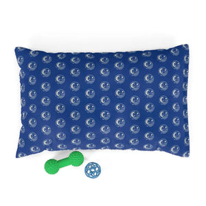Stars Pattern Pet Bed - Moon Print Polyester Cotton - Dipaliz - 28’’ × 18’’ - Beds