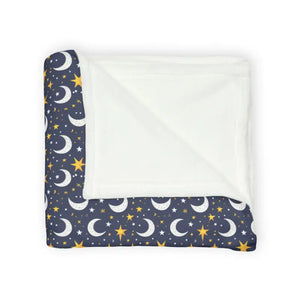 Soft Polyester Blanket - Cozy Stary Night Moon Design - Dipaliz - Blankets