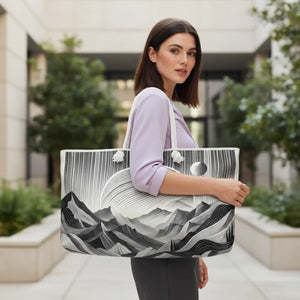 Moon Vibes Ultimate Weekender Bag Spun Polyester - Dipaliz - Luggage & Bags