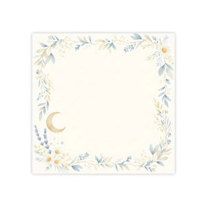 DipaliZ Moon & Wildflower Sticky Note Pad — the design across a single sheet