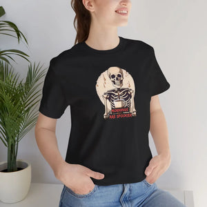 Soft Cotton Skeleton Coffee Tee - Spooky Halloween - Dipaliz - T-shirts