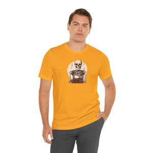 Soft Cotton Skeleton Coffee Tee - Spooky Halloween - Dipaliz - T-shirts