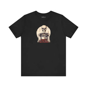 Soft Cotton Skeleton Coffee Tee - Spooky Halloween - Dipaliz - T-shirts