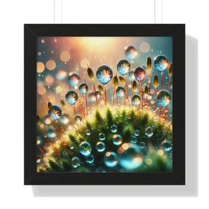 Framed Vertical Poster – Moss Capsules - Dipaliz - Prints
