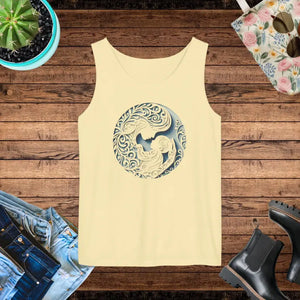 Summer Vibes Ocean Waves Unisex Tank Top - Dipaliz - Butter / s - Tops