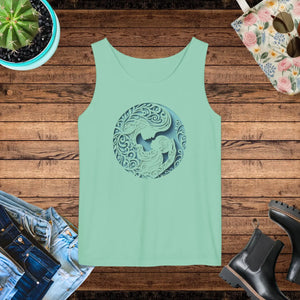 Unisex Tank Top Ocean Waves Summer Vibes - Dipaliz - Tops