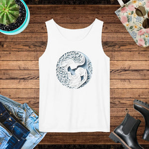Unisex Tank Top Ocean Waves Summer Vibes - Dipaliz - Tops