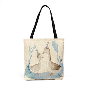 Woven Tote Mother Duck and Baby - Dipaliz - Bags