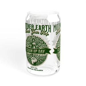 Eco-friendly 16oz Sipper Glass - Earth Day - Dipaliz - Tumblers