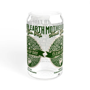 Eco-friendly 16oz Sipper Glass - Earth Day - Dipaliz - Tumblers