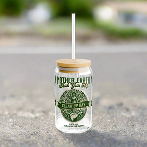 Eco-friendly 16oz Sipper Glass - Earth Day - Dipaliz - Tumblers