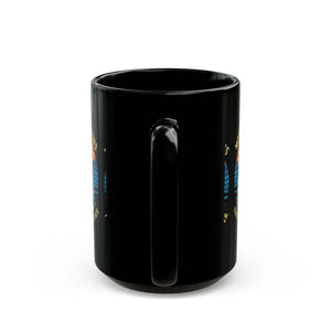Exciting 11oz Black Ceramic Mug Mothers and Sons - Dipaliz - 15oz - Mugs