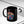 Mug - Colorful Accent Coffee with Comfortable C-handle - Dipaliz 11oz / Black