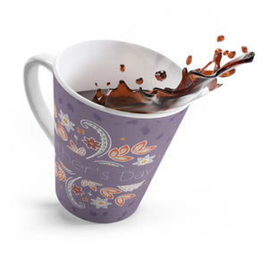 Floral Latte Mug - Ultimate Mothers Day 12oz Ceramic - Dipaliz - Mugs