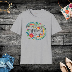 Mothers Day Floral Tee - Vibrant Chic Comfort Style - Dipaliz - Sport Grey / s - T-shirts