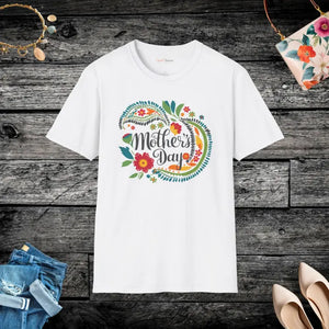 Mothers Day Floral Tee - Vibrant Chic Comfort Style - Dipaliz - White / s - T-shirts