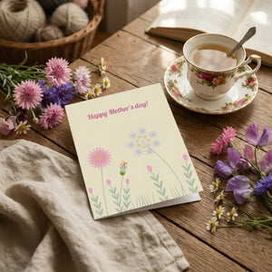 Dipaliz flowers greeting cards matte cardstock mothers day