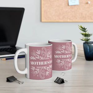 Chic Ceramic Mothers Day Mug - White 11oz - Dipaliz - Mugs