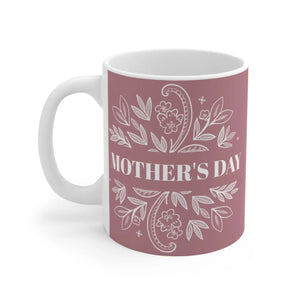 Chic Ceramic Mothers Day Mug - White 11oz - Dipaliz - Mugs