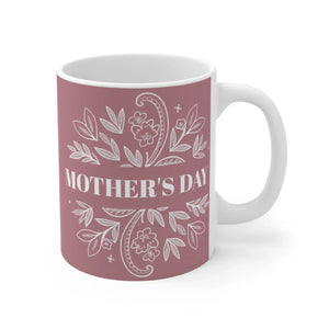 Chic Ceramic Mothers Day Mug - White 11oz - Dipaliz - Mugs