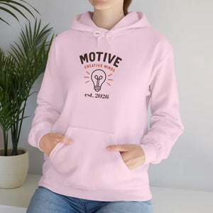 Motive Creative Mind Hoodie - Lightbulb Inspirational Design - Dipaliz