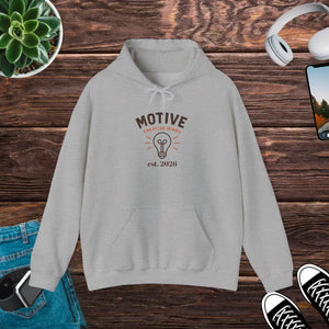 Motive Creative Mind Hoodie - Lightbulb Inspirational Design - Dipaliz - s / Sport Grey
