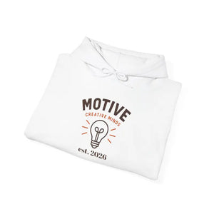 Motive Creative Mind Hoodie - Lightbulb Inspirational Design - Dipaliz