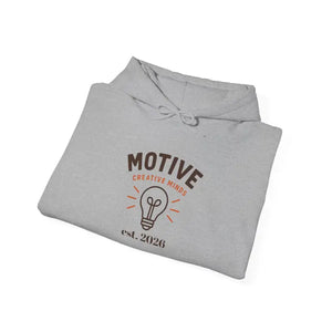 Motive Creative Mind Hoodie - Lightbulb Inspirational Design - Dipaliz