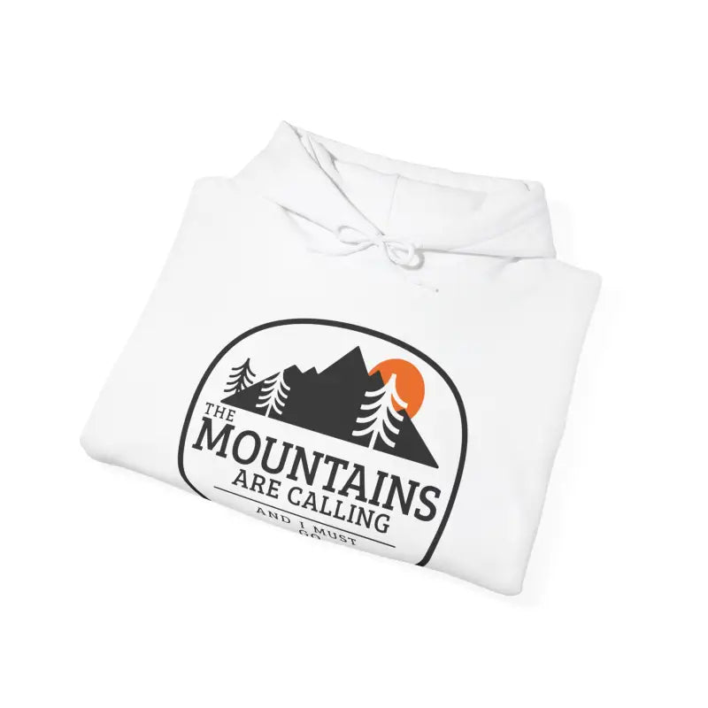 Mountains are Calling: Cozy Unisex Hooded Sweatshirt - Hoodie