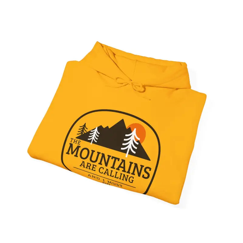 Mountains are Calling: Cozy Unisex Hooded Sweatshirt - Hoodie