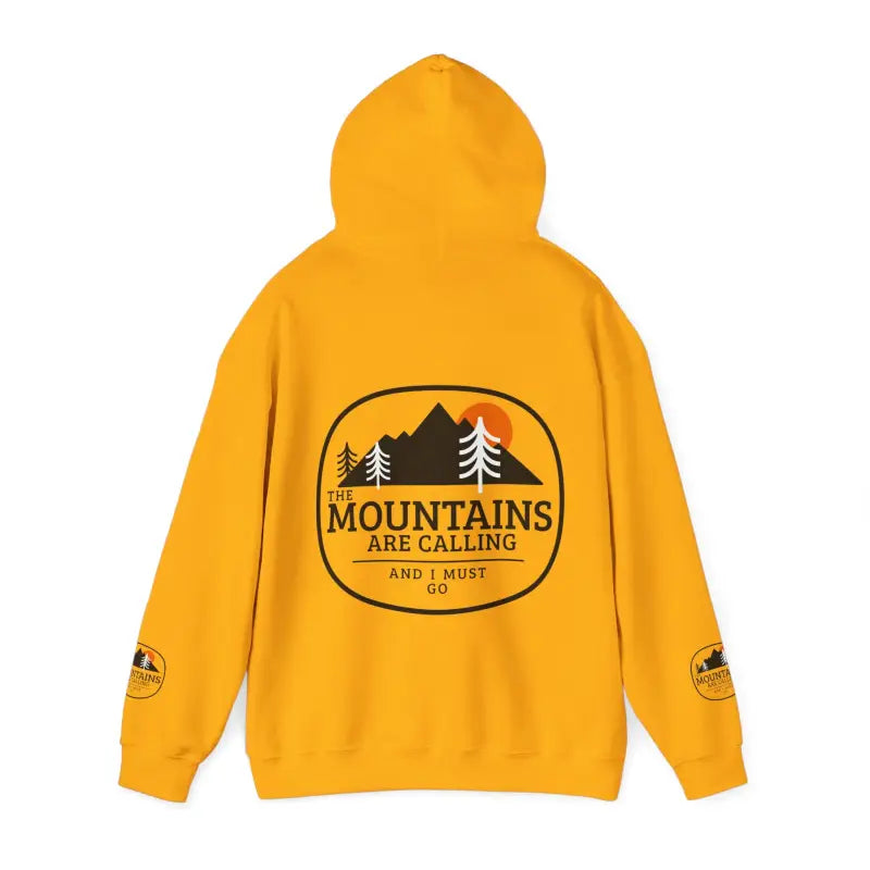 Mountains are Calling: Cozy Unisex Hooded Sweatshirt - Hoodie