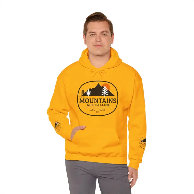 Mountains are Calling Hooded Sweatshirt - your Cozy Travel Essential - Hoodie