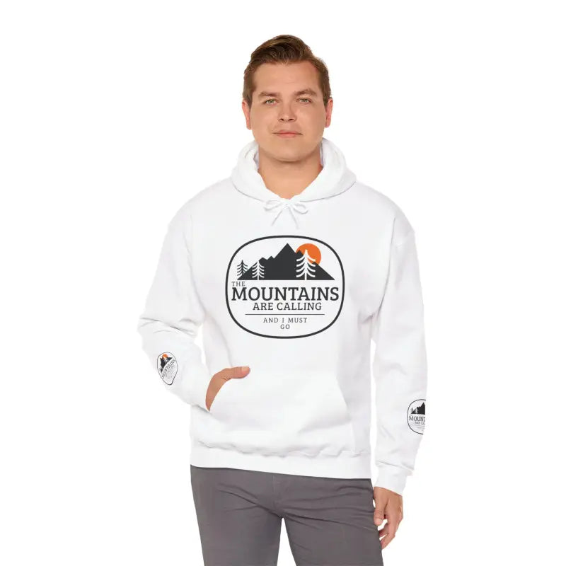 Mountains are Calling Hooded Sweatshirt - your Cozy Travel Essential - Hoodie