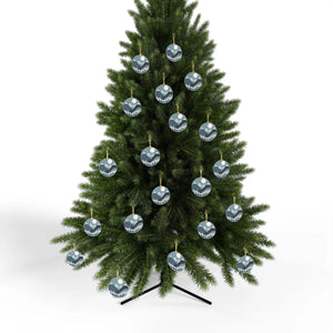Winter Pine Trees Acrylic Ornaments - Holiday Decor - Dipaliz