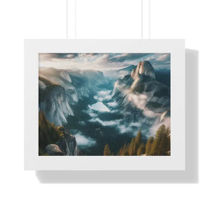 Stunning Mountain River Gallery Canvas Print - Dipaliz - 14″ x 11″ / White - Prints